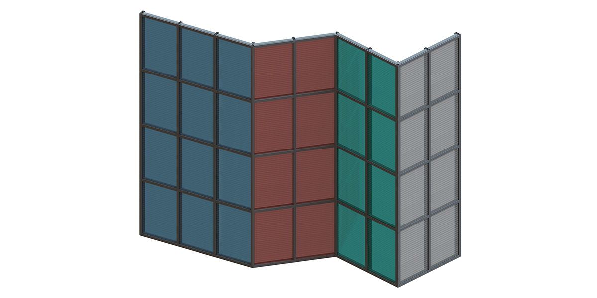 حائط ستارة زجاجي BIPV