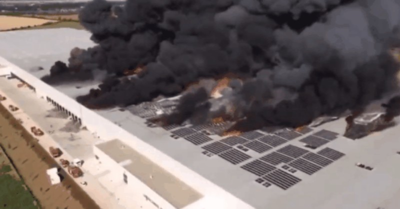 Fires at photovoltaic power stations occur frequently