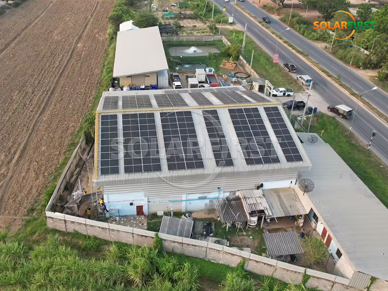 #330KWp Metal Roof Mount in Thailand